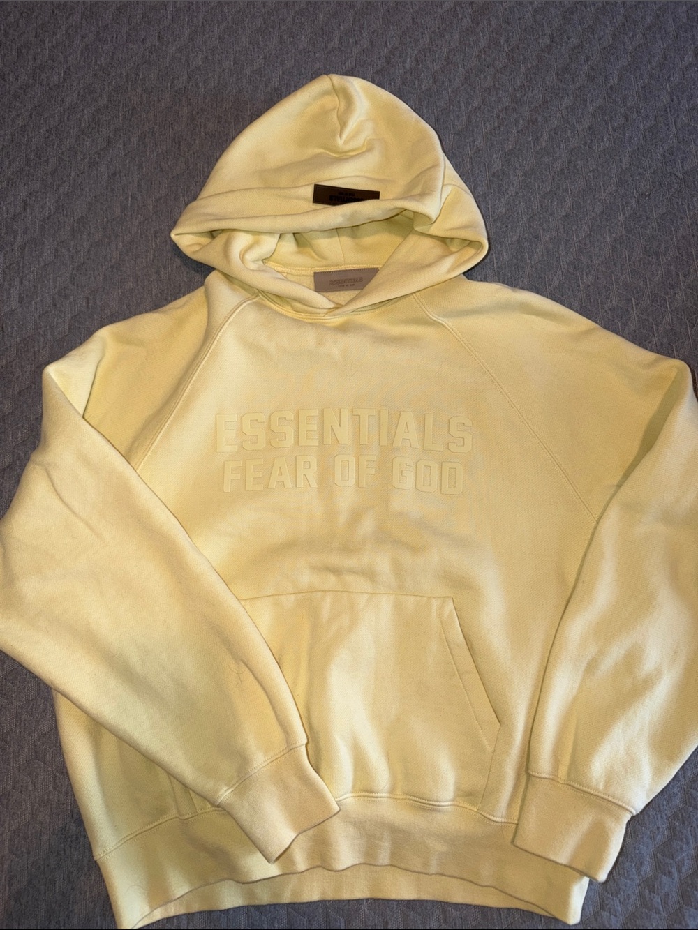 Fear of God Essentials Hoodie - Pale Yellow